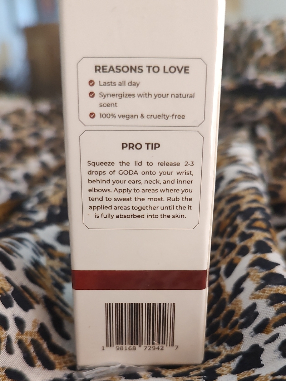 Goda (GODA) Pheromone Infused Perfume in White Box with Red Accent - Picture 3 of 4